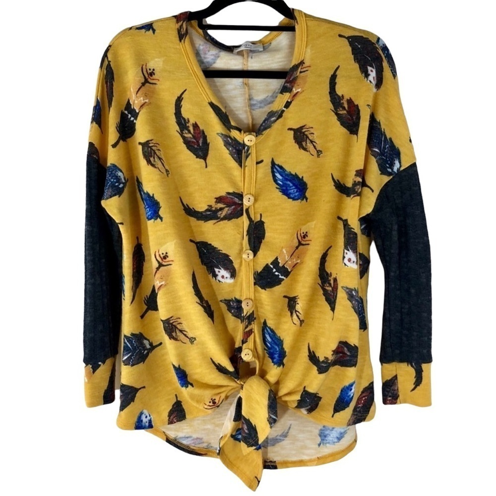 Myesper Apparel Western Feather Sweater Boho Bohemian‎